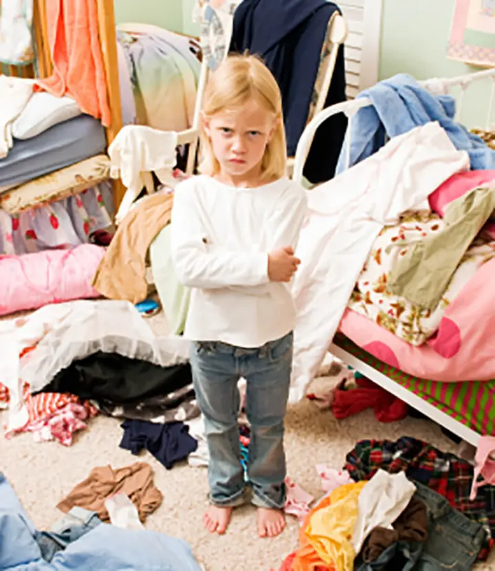 Child moving house - messy room - Store & More can help