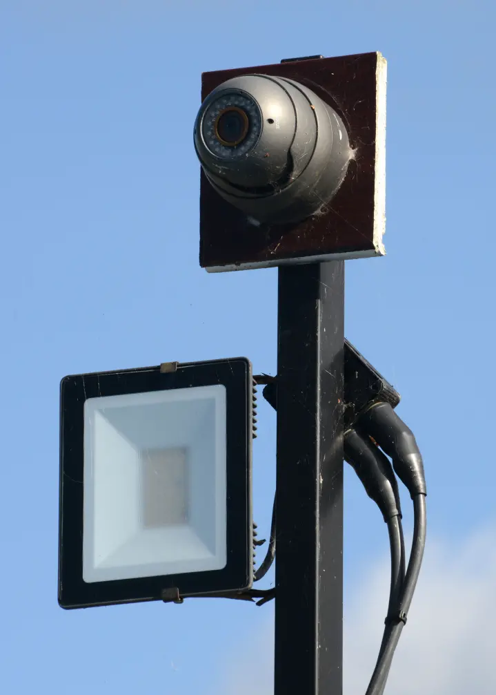 CCTV Camera covering the units for hire